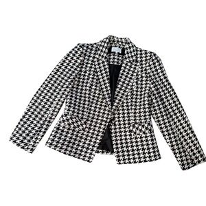 VERONIKA MAINE Houndstooth Double Breasted Blazer Jacket  Aus 14/US 10-12